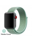 Nylon sport loop pasek na pasek do Apple Watch 42mm 44mm 40mm 38mm iWatch 5/4/3/2/1 bransoletka na rękę akcesoria do zegarków