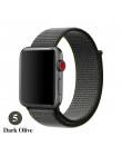 Nylon sport loop pasek na pasek do Apple Watch 42mm 44mm 40mm 38mm iWatch 5/4/3/2/1 bransoletka na rękę akcesoria do zegarków