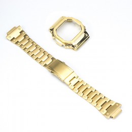 Watchband Bezel/Case zestaw zegarków do DW5600 GW-M5610 metalowy zegarek ze stali nierdzewnej 316L akcesoria
