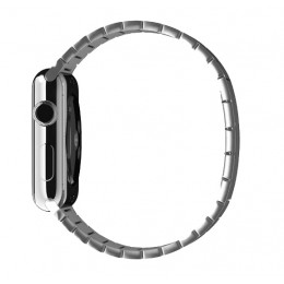 URVOI link bransoletka dla apple watch pasek series 5 4 3 2 1 ze stali nierdzewnej pasek do iwatch z motyl klamra 38/40/42/44mm
