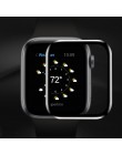 3D zakrzywiona krawędź ochronna folia ze szkła hartowanego do zegarka Apple Watch 3 2 1 38MM 42MM Screen Protector dla iWatch 4 
