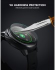 Jasne szkło hartowane 34-46MM dla duża tarcza zegarek folia ochronna na ekran ochronny ekran Smart watcha Protector Film mężczyź