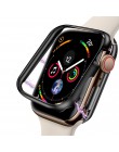 Nowy magnetyczny życie Protector etui na zegarek do zegarka Apple Watch 5 4 40MM 44MM 360 pokrywa pełna aluminiowa obudowa dla I
