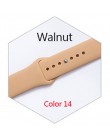 Kolorowe miękkiego silikonu opaska sportowa do zegarka Apple watch Series 4 3 2 1 wymienić bransoletka pasek do iwatch 42mm 38mm
