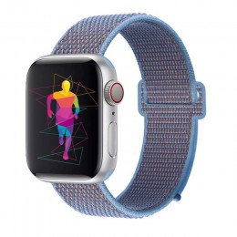 Pasek nylonowy do zegarka Apple 4 seria 3/2/1 38MM 42MM miękki oddychający zamiennik pętla sportowa do serii iwatch 4 40MM 44MM