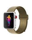 Pasek nylonowy do zegarka Apple 4 seria 3/2/1 38MM 42MM miękki oddychający zamiennik pętla sportowa do serii iwatch 4 40MM 44MM