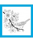 ZATBWS kwiaty i ptaki wyczyść znaczki do DIY Scrapbooking/tworzenie kartek/Album dekoracyjne pieczątki rzemiosło