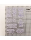 Urodziny wyczyść znaczki słowa zdanie nowy 2019 przezroczyste uszczelnienie silikonowe dla DIY Scrapbooking karty do robienia zd