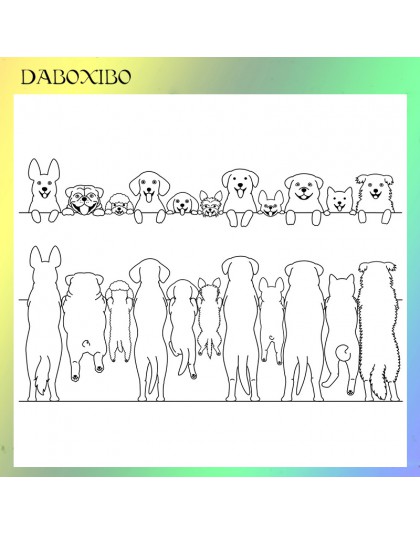 DABOXIBO słodkie zwierzaki wyczyść znaczki dla DIY Scrapbooking/tworzenie kartek/Album fotograficzny silikonowe dekoracyjne ręko