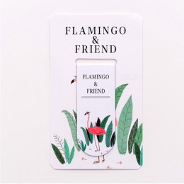 1pc Kawaii Flamingo magnes zakładka wielofunkcyjne konto ręczne klasyfikacja zakładki dzieci prezenty materiały biurowe