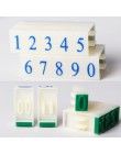 0-9 numery plastikowe materiały do scrapbookingu identyfikacja uszczelka pieczęć połączenie regulowany montaż DIY rzemiosło
