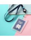Kreskówka chowany i wyciągany kieszeń na karty z liną pielęgniarka lekarz wystawa klucze ID etykieta z imieniem pokrowiec na kar