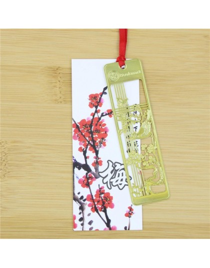1 Pc śliczne hawajski piękny chiński styl Retro cienkie metalowe zakładki uczeń i szkoła papiernicze