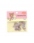 80 sztuk/worek japoński papiernicze naklejki słodki kociak rolka do czyszczenia ubrań Kawaii pcv pamiętnik niedźwiedź naklejki d