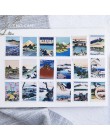 45 sztuk/pudło japoński widok naklejki na etykiety zestaw dekoracyjne naklejki papiernicze Scrapbooking Diy pamiętnik Album Stic