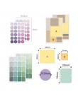 76 sztuk śliczne stałe kolorowe naklejki Kawaii Dot biurowe papier samoprzylepny samoprzylepna naklejka dla dzieci DIY Scrapbook