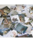 46 sztuk/paczka romantyczne kwiaty Bloom naklejki do albumu Diy dekoracja do albumu na zdjęcia Diy pamiętnik Album Stick Label n