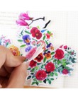 19 sztuk piękne małe kwiaty i rose naklejki scrapbooking pegatinas biurowe bullet journal kawaii papelaria naklejka na notatnik