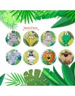 500 sztuk Zoo zwierzęta okrągłe śliczne naklejki przylepne w rolce naklejki etykiety scrapbooking dla notebook dzieci nagrody pa
