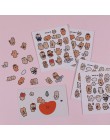 Ins Cute Cartoon Funny Little Bear naklejki naklejka uszczelniająca kolor ręcznie konto dekoracje ścienne naklejki koreański kam