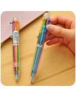 1pc Multi 6 kolorów w jednym zestawie długopis pióro do pisania szkolne materiały biurowe papiernicze dla dzieci