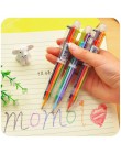 1pc Multi 6 kolorów w jednym zestawie długopis pióro do pisania szkolne materiały biurowe papiernicze dla dzieci