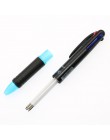 2 sztuk/partia marka 4 w 1 kolor długopis nowa kolorowa piłka długopis wielofunkcyjny szkoła papiernicze