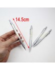 M & G w całości z metalu ołówek automatyczny 2B 0.5 ~ 0.7mm wysokiej jakości srebrny ołówek automatyczny profesjonalny obraz pis