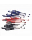 8 sztuk/zestaw czerwony niebieski długopis żelowy z czarnym atramentem 0.5mm piszący neutralny długopisy proste pióro dla studen