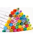 TOUCHNEW 30 40 60 80 168 kolorowe pióro artystyczne artysta Dual Head markery szkic zestaw pędzle do akwareli Pen Liners do ryso