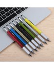 3 sztuk 7 kolorów powieść wielofunkcyjny śrubokręt długopis ekran dotykowy metalowy prezent narzędzie szkolne materiały biurowe 