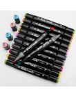 Markery szkicowe podwójna główka 60 80 kolorów markery na bazie alkoholu profesjonalny atystyczny materiał dla szkolnego artysty