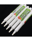 5 sztuk/partia DIY Metal wodoodporna permanentna farba Marker długopisy Sharpie biały 6mm uczeń dostarcza Marker rękodzieło piór
