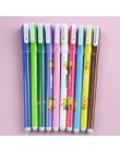 10 sztuk kolor długopis długopisy żelowe Kawaii długopis Boligrafos Kawaii Canetas Escolar śliczne koreańskie piśmiennicze