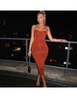 NewAsia 2 warstwy letnia sukienka kobiety długa plisowana sukienka Sexy paski Spaghetti Ruched Party Dress brązowy Vestidos Robe