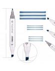 Touchfive markery zestawy markery do rysowania zestaw malarski pisak do szkicowania zestaw 24/30/48/60/80/168 kolory do szkolne 