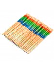 10 sztuk/partia DIY śliczne Kawaii drewniane kolorowe ołówek drewna tęczy kolor ołówek dla Kid szkoła Graffiti rysunek malarstwo