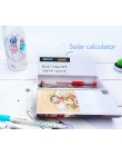 Piórnik kalkulator Solar kasowalne lustro wielofunkcyjne o dużej pojemności piórniki szkolne artykuły papiernicze prezent dla ch