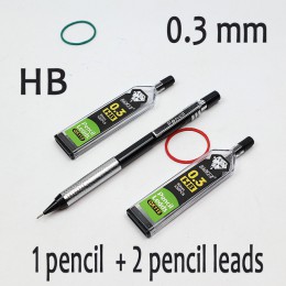 Wysokiej jakości w całości z metalu ZD125 ołówek automatyczny 0.3 ~ 0.9mm na profesjonalny obraz i przybory szkolne do pisania w