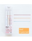 2 linie zestaw długopisów podwójna linia atrament wodny czerwony niebieski kolor wskazówka rysunek artystyczny liner scrapbookin