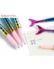 1 sztuka śliczne Kawaii piękny biurowe biurowe zaopatrzenie szkolne syrenka naśladować długopis długopis żelowy kolorowy kreatyw