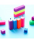 6 sztuk Mini building up block pen kolor marker do zakreślania pisanie rysunek prezent dla dzieci biurowe biurowe szkolne A6201