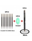 10 sztuk/zestaw długopis żelowy gumowy gorący zmazywalny długopis importowany atrament regulacja temperatury zmazywalny długopis