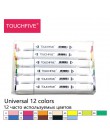 TouchFIVE Marker 30/40/60/80/168 kolory Art markery zestaw Double Head artysta szkic olejowy Marker Manga Pen zestaw malarski