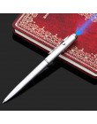 1 sztuk nowe biuro szkolne materiał metaliczny niewidoczny atrament pióro z światło ultrafioletowe magia tajne szpieg długopis T