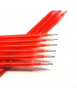 20 sztuk/partia 0.5mm żelowe wkłady długopisowe zestaw papiernicze szkolne materiały biurowe narzędzie czarny niebieski czerwona
