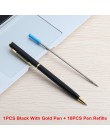 2/11/20/szt New Arrival rdzeń metalowe długopisy obrotowe metalowe stare długopisy oleju 0.7mm niebieski czarny atrament do biur