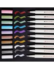 10 kolorów STA metaliczny marker miękki pisak z pędzelkiem marker do malowania zestaw długopisów do rysowania DIY Photo Album Sc