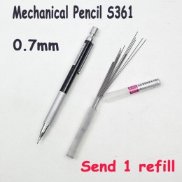 Wysokiej jakości w całości z metalu S361 ołówek automatyczny 0.5 ~ 0.7mm dla profesjonalny obraz i przybory szkolne do pisania w