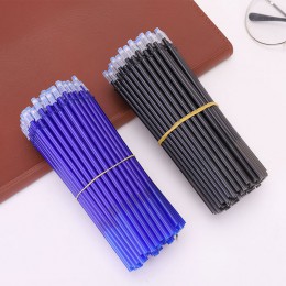 20 sztuk zmazywalny długopis napełniania 0.35mm niebieski/czarny tusz magiczne zmazywalne pióro zmazywalny długopis napełniania 